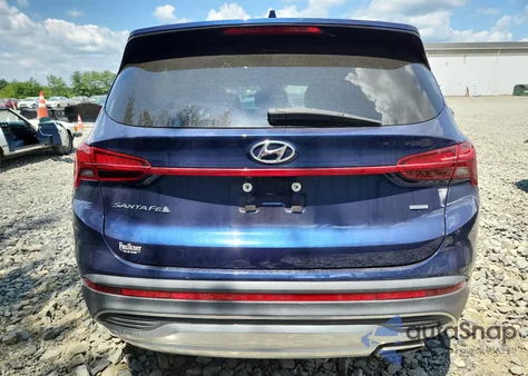 2022 Hyundai Santa Fe Sel из США, поврежденный, VIN 5NMS2DAJXNH437528